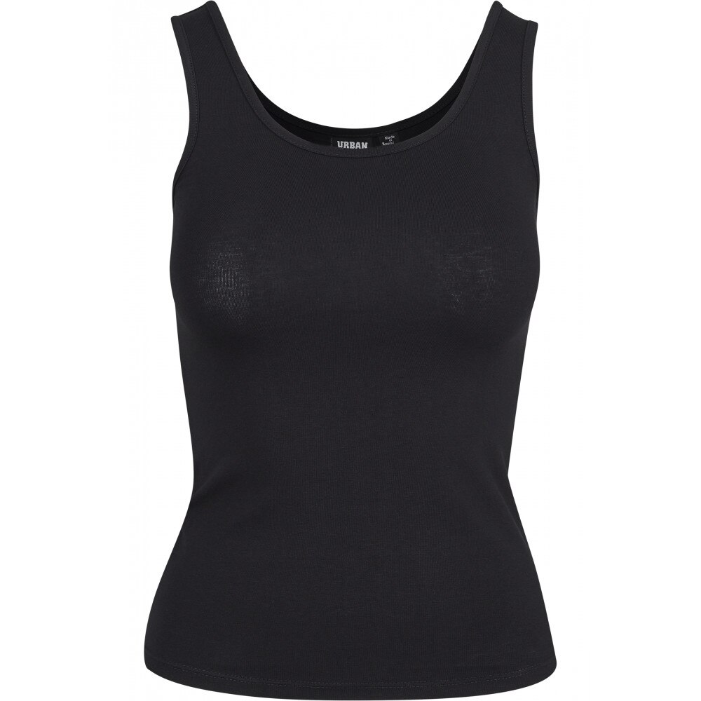 Set de 2 Basic Stretch Top pentru Femei Urban Classics, Negru, L