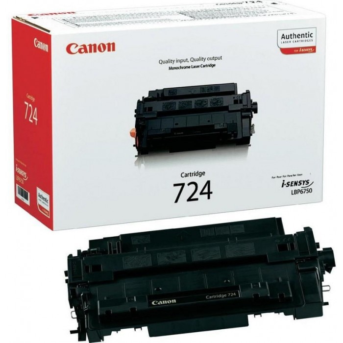 Toner Canon CRG724, Negru