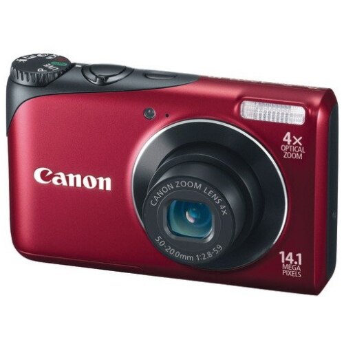 Aparat foto digital Canon PowerShot A2200 rosu - eMAG.ro