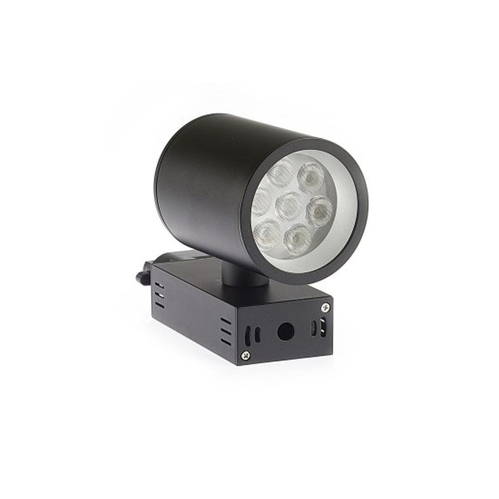 Lampa pe sina 4LED, 12W, neagra, lumina calda