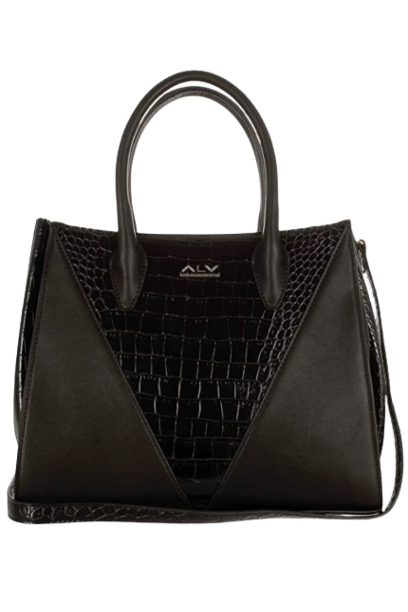 Geanta dama ALV by Alviero Martini, AL910B2502, 23 x 29 x 13 cm, Negru