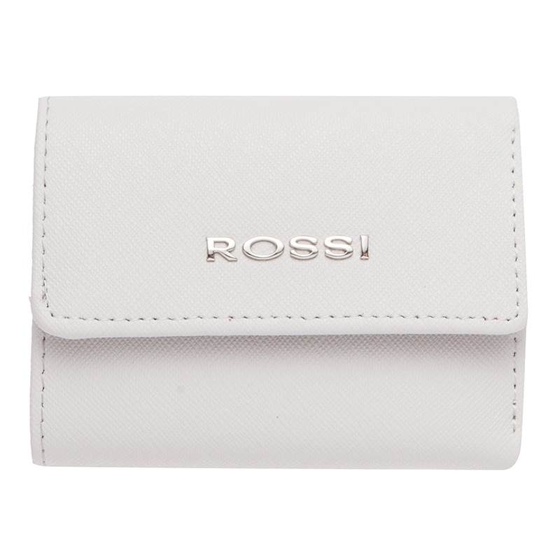 Portofel din piele naturala, Rossi, RSC3639, 9.5x7.5x2cm, Gri
