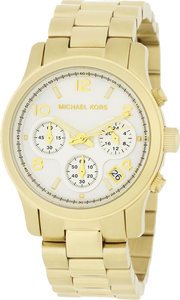 Ceas Michael Kors MK5305, Inox, Auriu/Alb