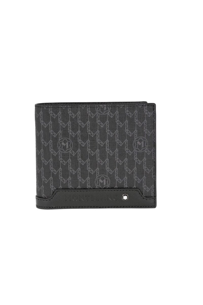 Portofel, MONTBLANC, Nightfy Signeture, 9.5 cm x 11 cm, Negru