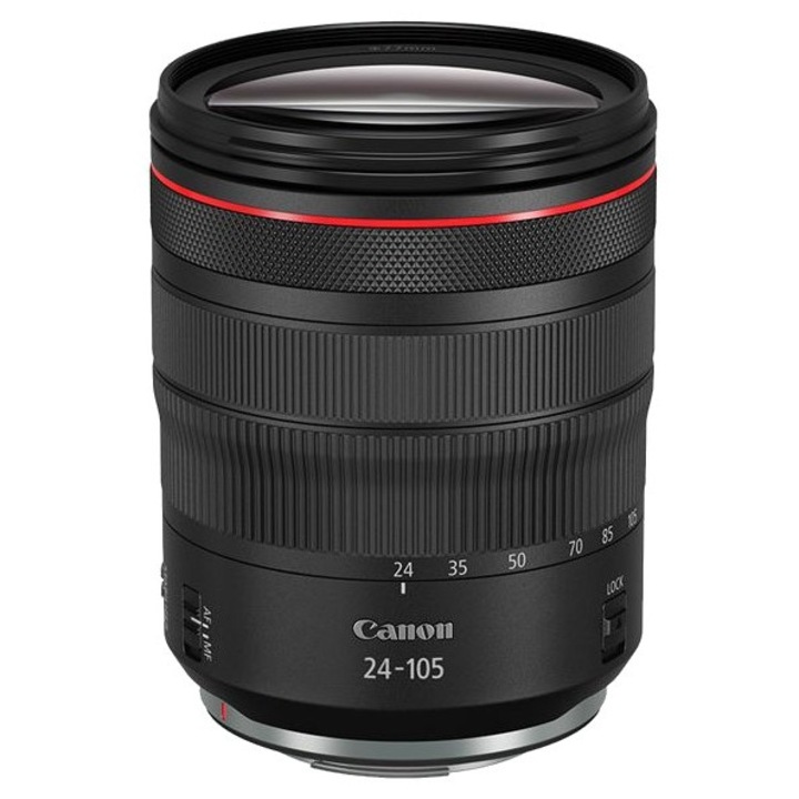 CANON RF 24-105MM F4L IS USM Objektív, 5 fokozat, USM autofókusz