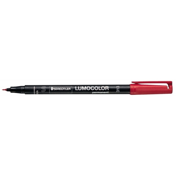 Маркер Staedtler Lumocolor 313 OHP S, ЧЕРВЕН, оп. 10