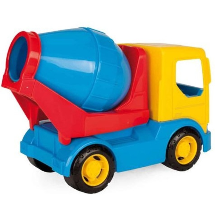 Masinuta betoniera, Wader, Tech Truck, plastic, multicolor