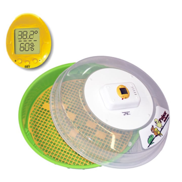 Electro Admon EXR-IO-202 tojáskeltető, hüllők és egzotikus tojásokhoz, digitális hőfokszabályozó, LCD kijelző