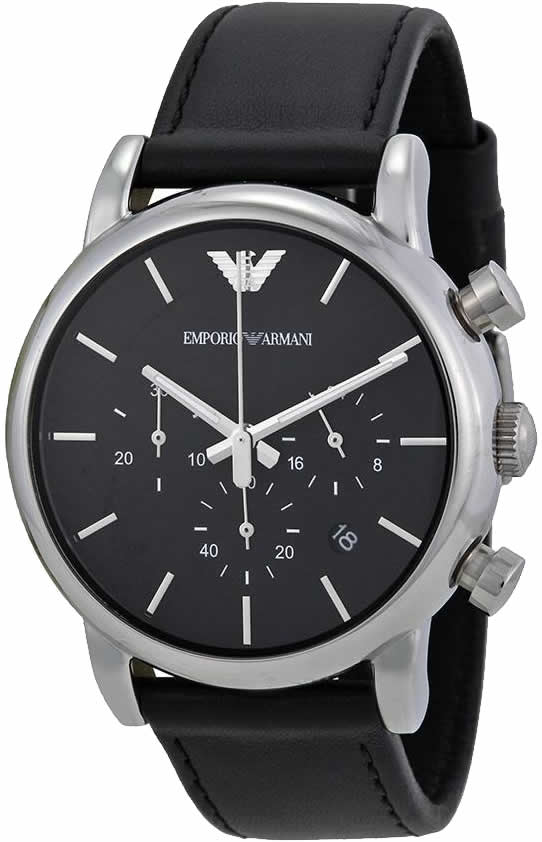 Ceas Emporio Armani AR1733, Inox, Negru