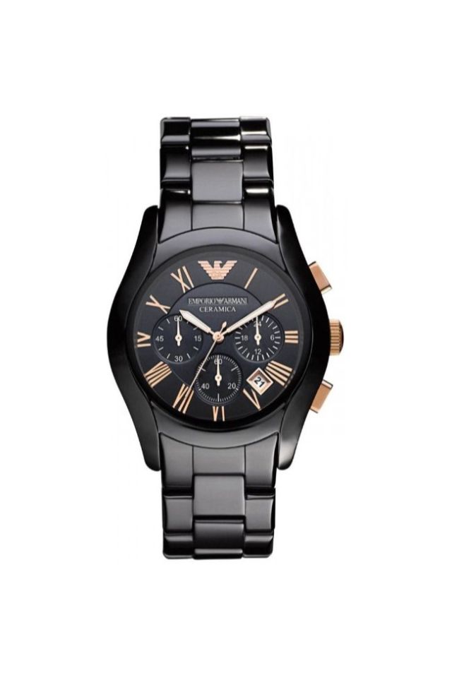 Ceas Emporio Armani AR1410, Ceramica, Negru