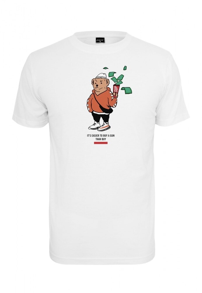 Tricou Bear Money Mister Tee, Alb, M