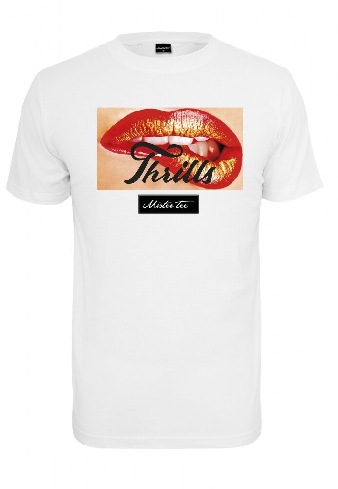 Tricou Mister Tee Thrills, Alb, S