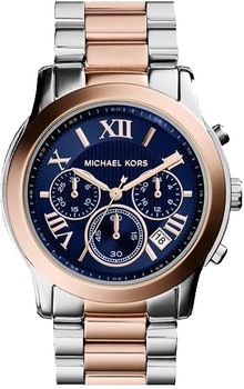Ceas Michael Kors MK6156, Inox, Argintiu/Rose Gold Ceas Michael Kors MK6156, Inox, Argintiu/Rose Gold