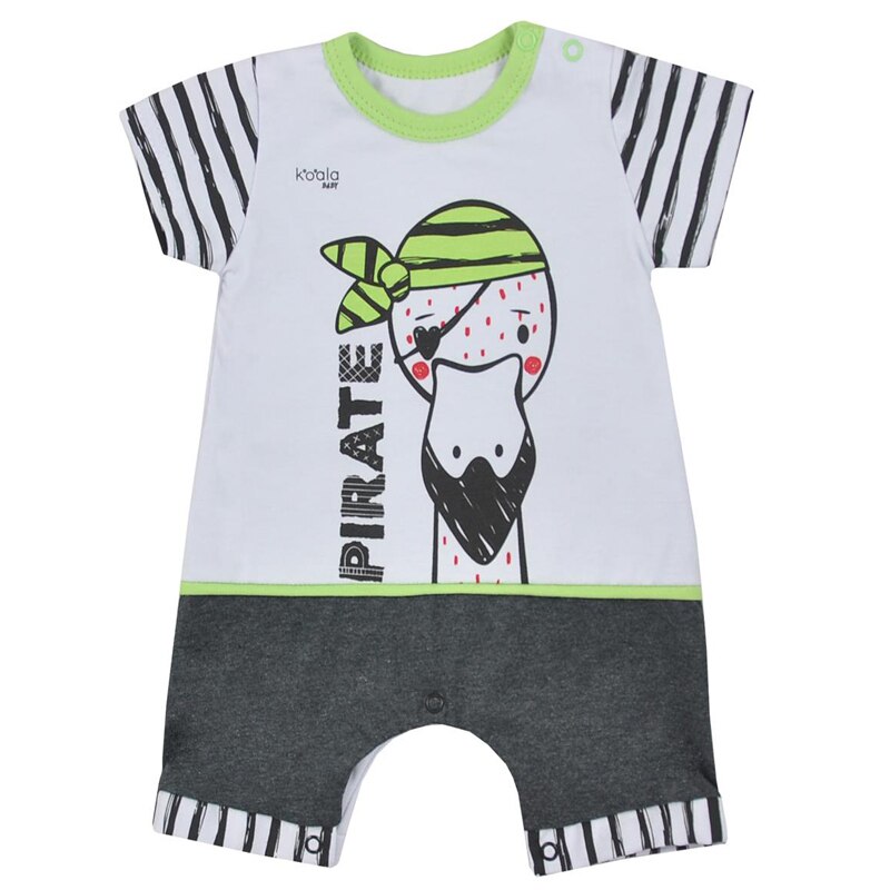 Salopeta de vara pentru baieti Koala Pirate 07-722V1, Multicolor 68 cm