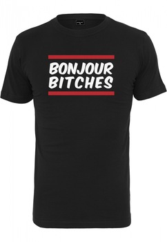 Tricou Bonjour Mister Tee, Negru, 5XL Tricou Bonjour Mister Tee, Negru, 5XL