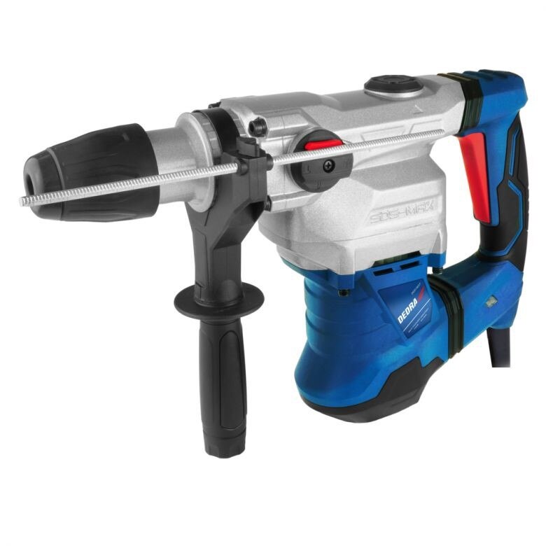 Ciocan rotopercutor Dedra 1500W, SDS MAX, 3 functii, 12 J si accesorii incluse