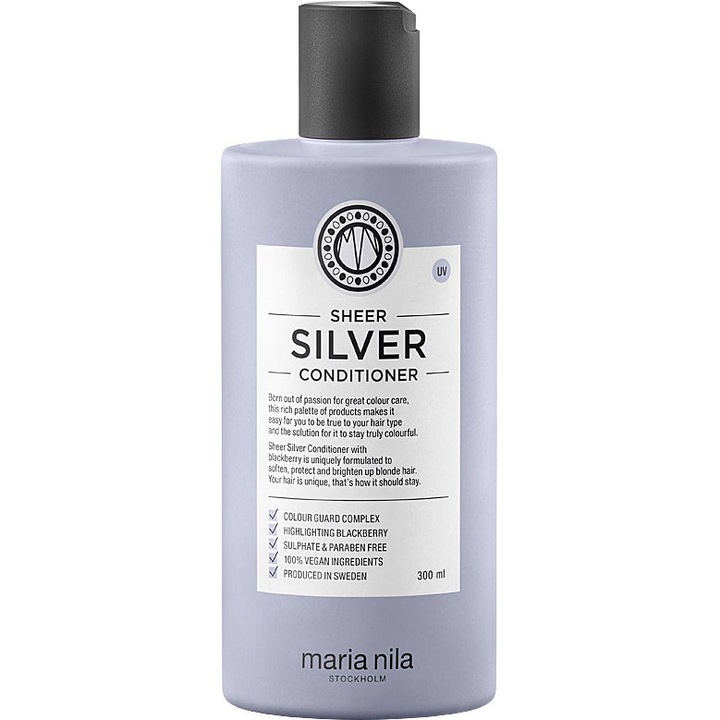 Maria Nila Sheer Silver Conditioner balsam pentru intarire pentru par blond 300 ml