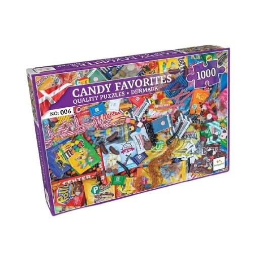 Puzzle Nordic Quality Candy Favorites 1000 de Piese