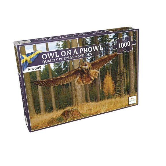 Puzzle Nordic Quality Uliul la Panda 1000 de Piese