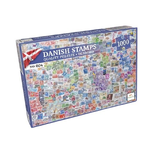 Puzzle Nordic Quality Timbre Postale Daneze 1000 de Piese