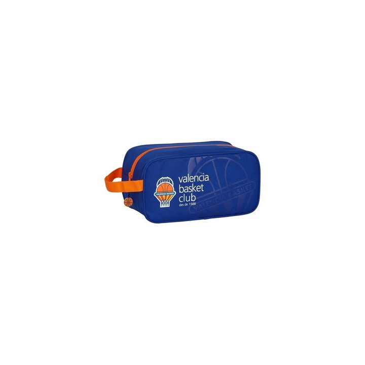 Geanta pentru Incaltaminte de Voiaj Valencia Basket Albastru Portocaliu Poliester