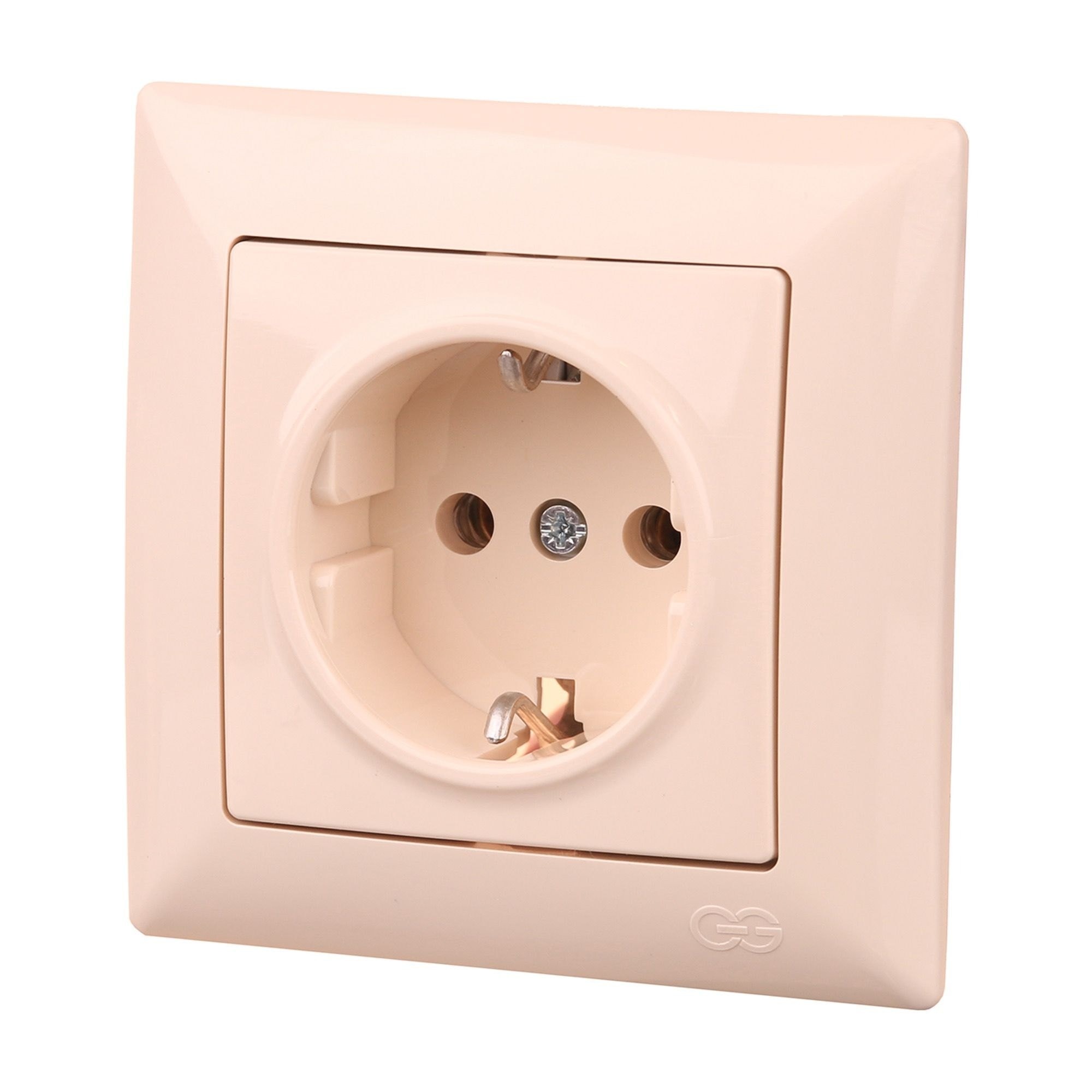 Priza Schuko 16AX 250V crem Visage