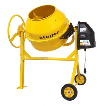 Betoniera Stager BE 180, putere 650 W, cuva 180 l, coroana fonta Betoniera Stager BE 180, putere 650 W, cuva 180 l, coroana fonta