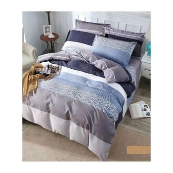 Lenjerie de pat Kotonia Home cu doua fete, 2 persoane, 4 piese, cearsaf de pat 230x250cm ; husa pilota 200x230cm; 2 fete perna 50x75 cm, model Blu Navy Lenjerie de pat Kotonia Home cu doua fete, 2 persoane, 4 piese, cearsaf de pat 230x250cm ; husa pilota 200x230cm; 2 fete perna 50x75 cm, model Blu Navy