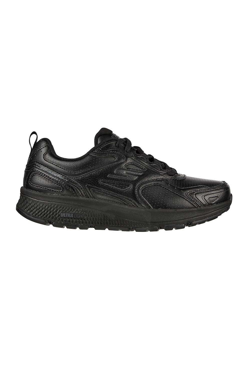 Skechers, Pantofi sport de piele Go Run Consistent, Negru