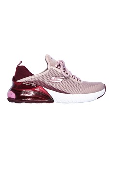Skechers, Pantofi sport din material textil Air Stratus, lila, rosu inchis