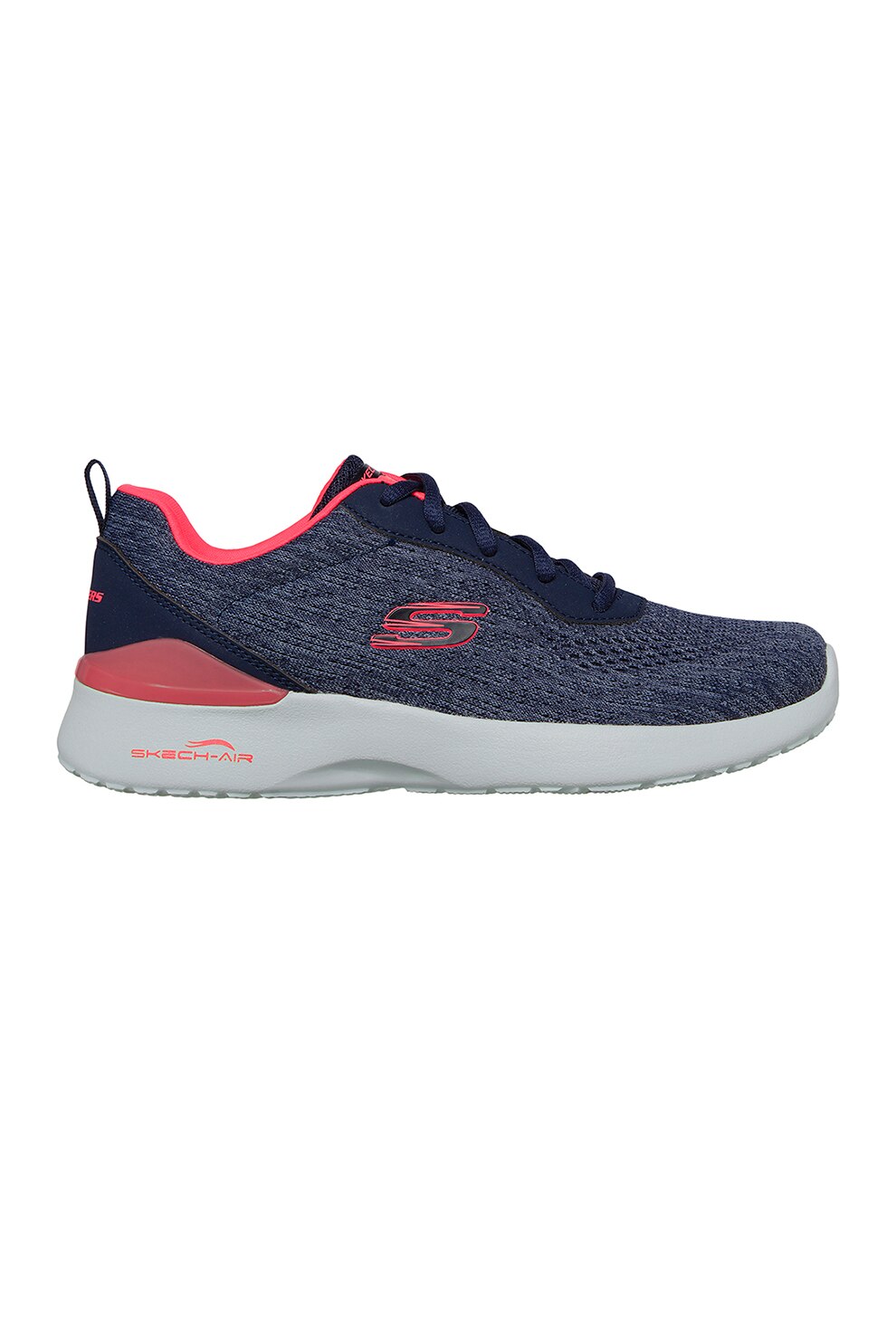 Skechers, Pantofi sport low cut Skech-Air Dynamight, Bleumarin/Alb