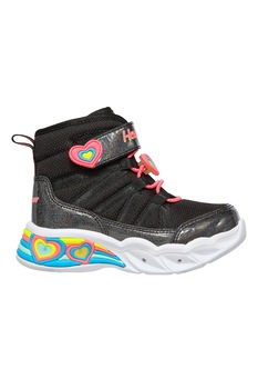 Skechers, Ghete Sweetheart Lights-Love To Shi, Negru/Rosu Skechers, Ghete Sweetheart Lights-Love To Shi, Negru/Rosu