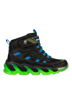 Skechers, Ghete cu LED-uri Mega Surge Flash Breeze, Negru/albastru/verde electric Skechers, Ghete cu LED-uri Mega Surge Flash Breeze, Negru/albastru/verde electric