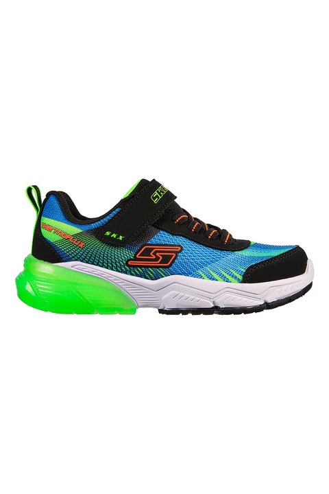Skechers, Pantofi sport Thermoflux 2.0 - Kodron, Verde/Albastru/Negru