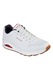 Skechers, Uno Stand On Air műbőr sneaker, Fehér