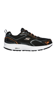 Skechers, Pantofi pentru fitness Go Run Consistent, Negru/Oranj Skechers, Pantofi pentru fitness Go Run Consistent, Negru/Oranj