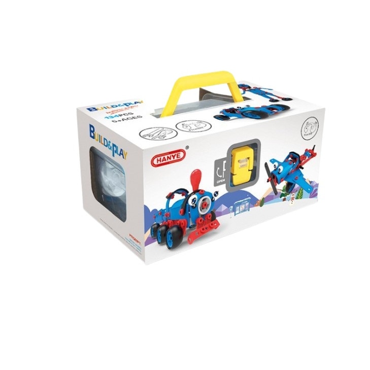 Set pentru construit masini, Flippy, Educativ si creativ, 142 piese