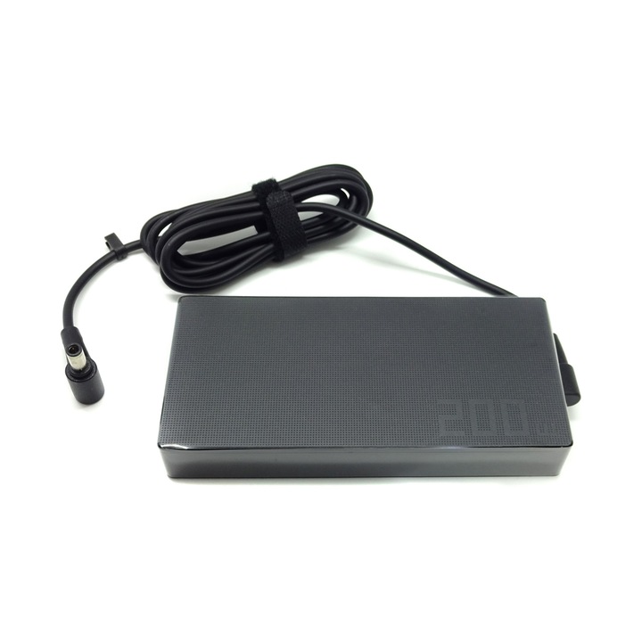 Incarcator laptop Asus, 20V, 10A, 200W, mufa 6.0 mm x 3.7 mm - pin ID, pentru TUF A15 FA506QM, FA506QR, TUF A17 FA706QM, FA706QR, TUF F15 FX506HM, TUF Dash F15 FX516PM, FX516PR, TUF F17 FX706HM