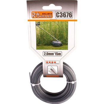 Fir rezerva cositoare, trimmer, DUO, tip stea, 2 mm x 15 m, Richmann Exclusive Fir rezerva cositoare, trimmer, DUO, tip stea, 2 mm x 15 m, Richmann Exclusive