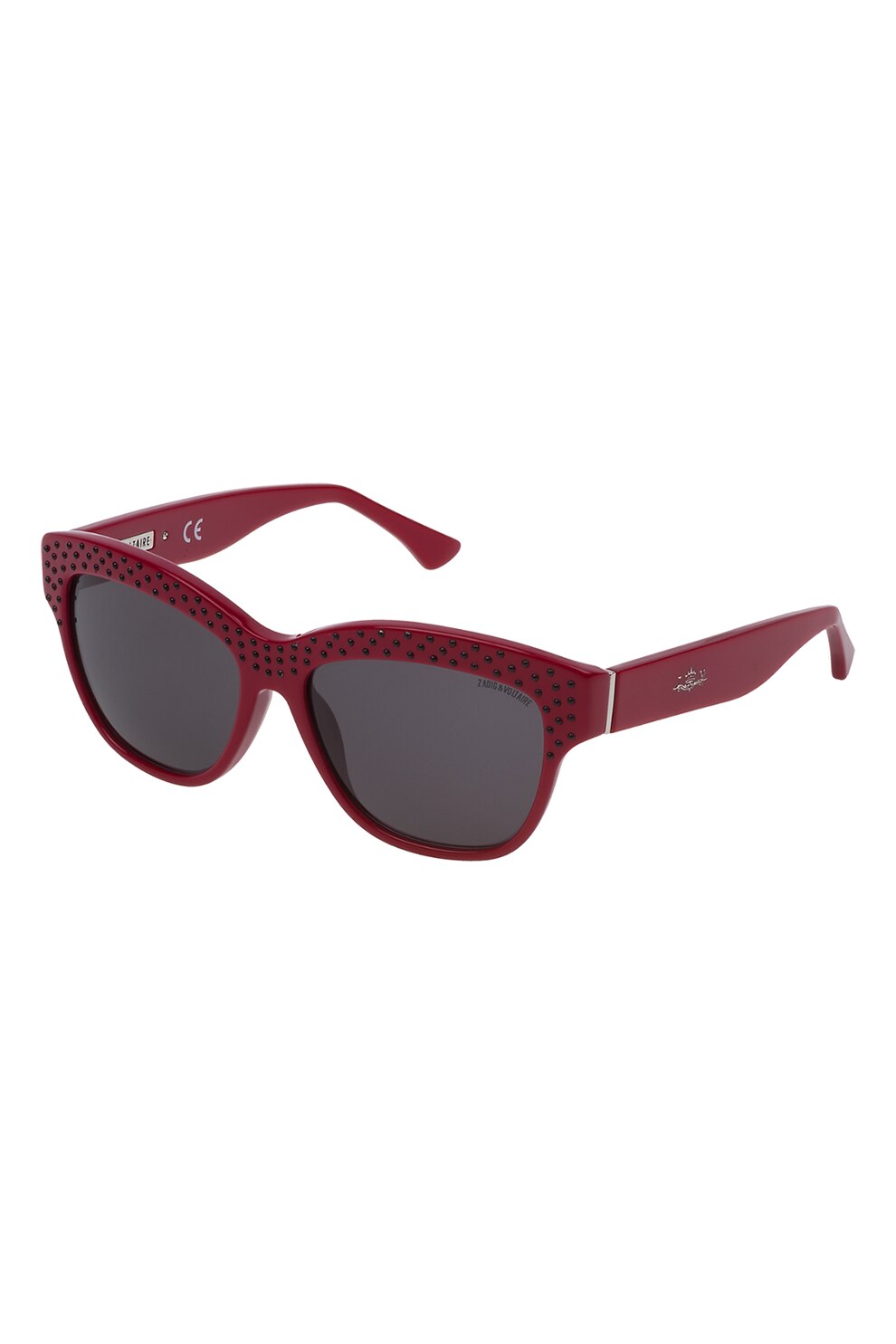 Zadig & voltaire, Ochelari de soare patrati, Violet pruna, 56-16-140 Standard