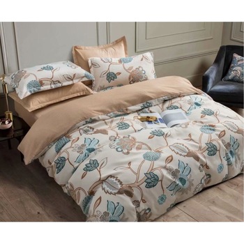 Set complet de lenjerie pentru pat dublu , din finet, cu 4 fete de perna, Evia Home FN010/64 Set complet de lenjerie pentru pat dublu , din finet, cu 4 fete de perna, Evia Home FN010/64