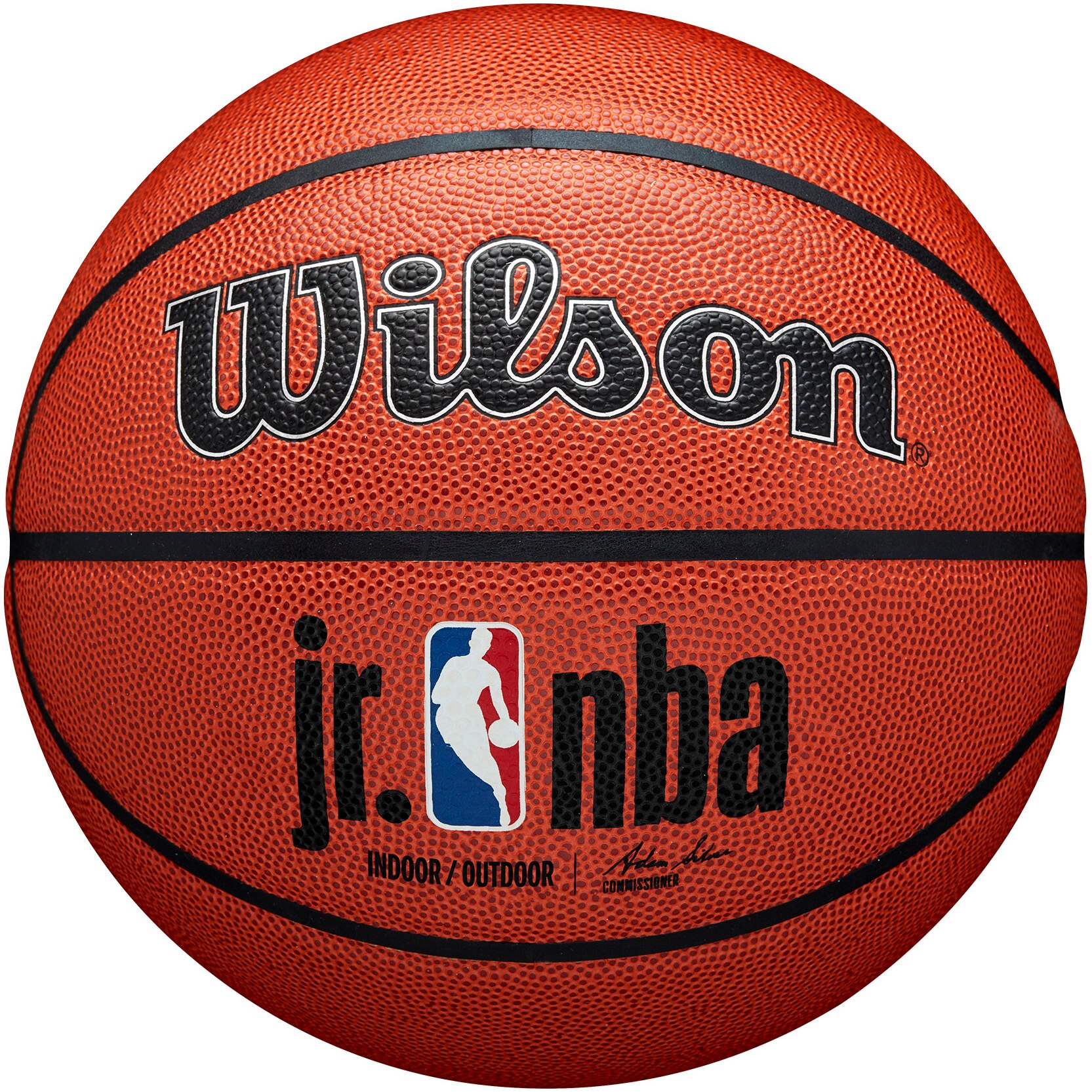 Minge baschet material compozit Wilson JR NBA Authentic, marimea 7