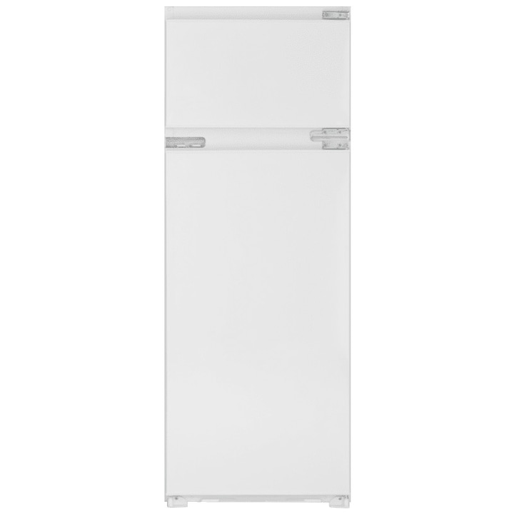 Finlux FXN 2610 Beépíthető hűtőszekrény, két ajtóval, F osztály, 210 l, H 144 cm, Fehér