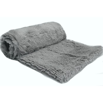 Tricotaje Polare blana, Par Minky Shaggy 18 mm, culoare Gri deschis, dimensiune 50 x 160 cm Tricotaje Polare blana, Par Minky Shaggy 18 mm, culoare Gri deschis, dimensiune 50 x 160 cm