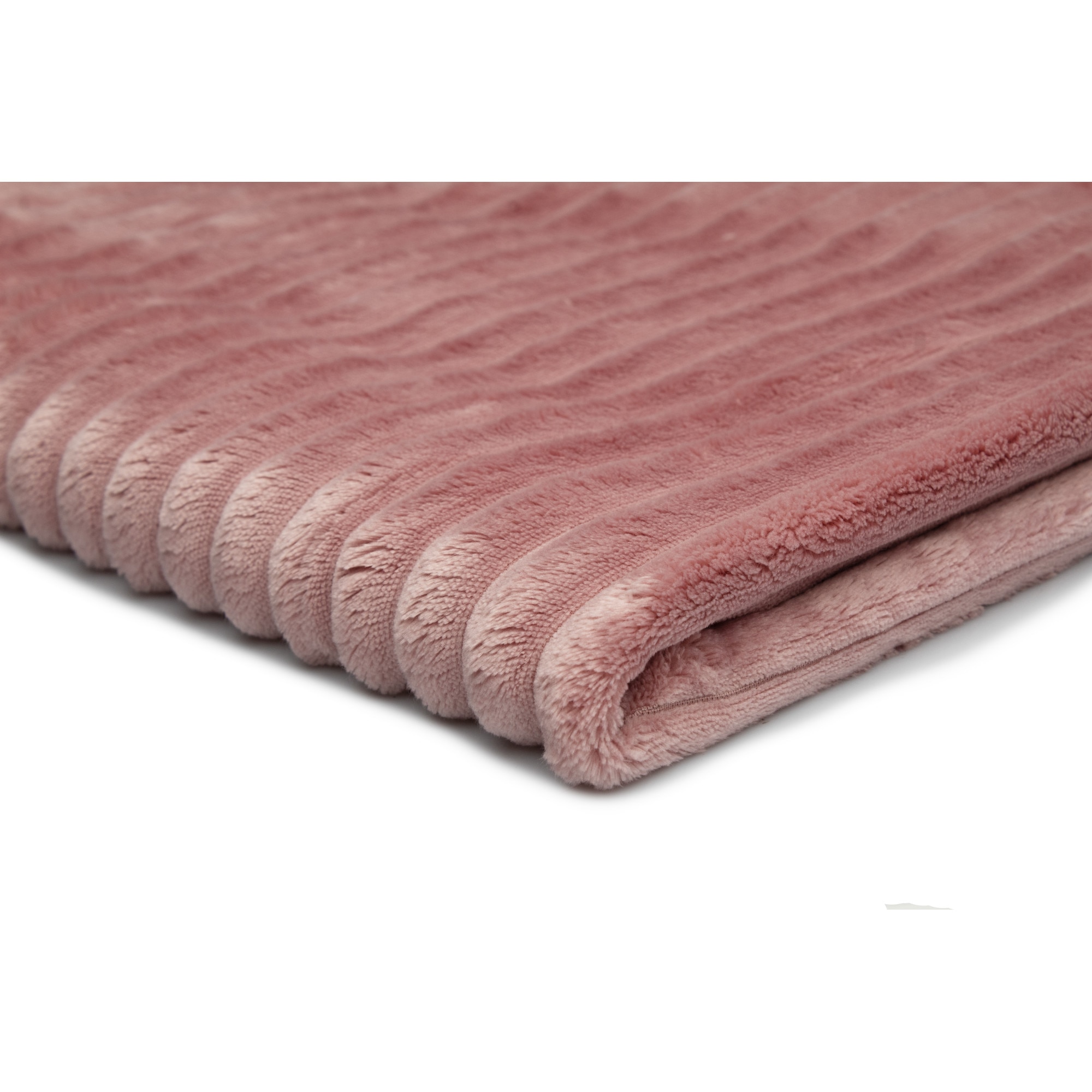 mucus Emptiness elegant Tricotaje Polare blana, Minky cu dungi, culoare Roz murdar, dimensiune 50 x  160 cm - eMAG.ro