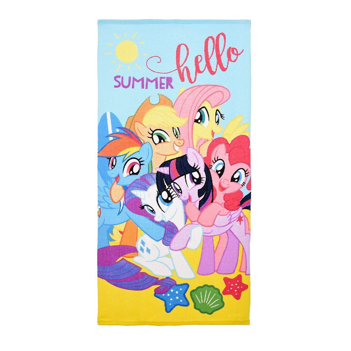 Prosop My Little Pony,70 X 140 CM microfibra, Summer Hello 140 x 70 cm Multicolor