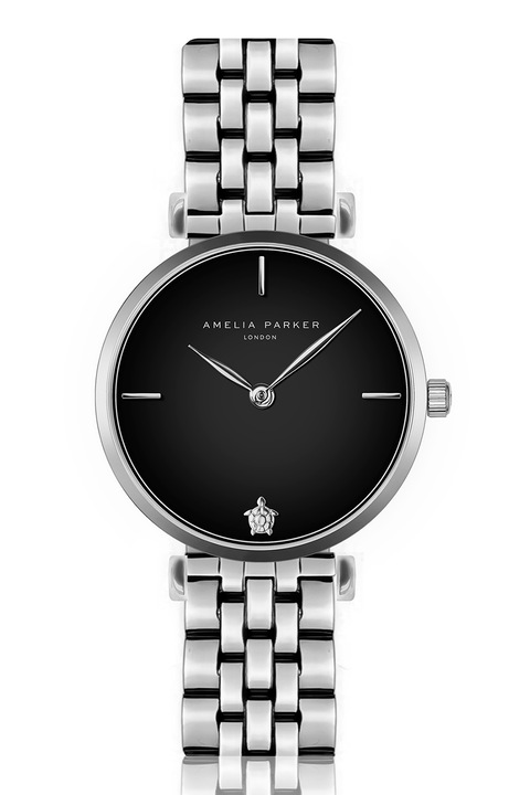 Amelia Parker, Ceas cu bratara metalica, Argintiu