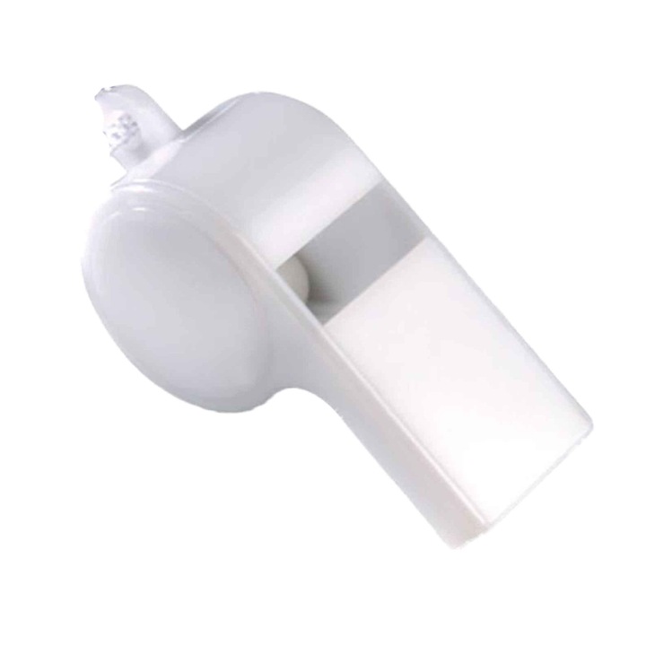 Fluier pentru copii si adulti, galagios si haios, alb, Dalimag