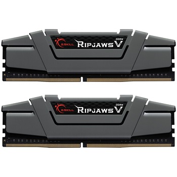 Memorie G.SKILL Ripjaws V, 16GB(2x8GB) DDR4, 3200MHz CL14, Dual Channel Kit Memorie G.SKILL Ripjaws V, 16GB(2x8GB) DDR4, 3200MHz CL14, Dual Channel Kit