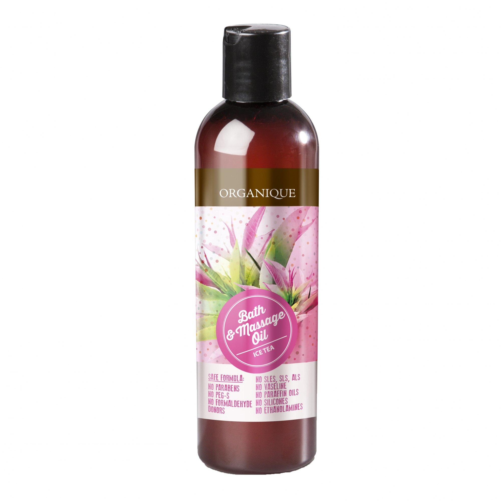 Ulei de masaj Organique cu ceai verde, 250 ml